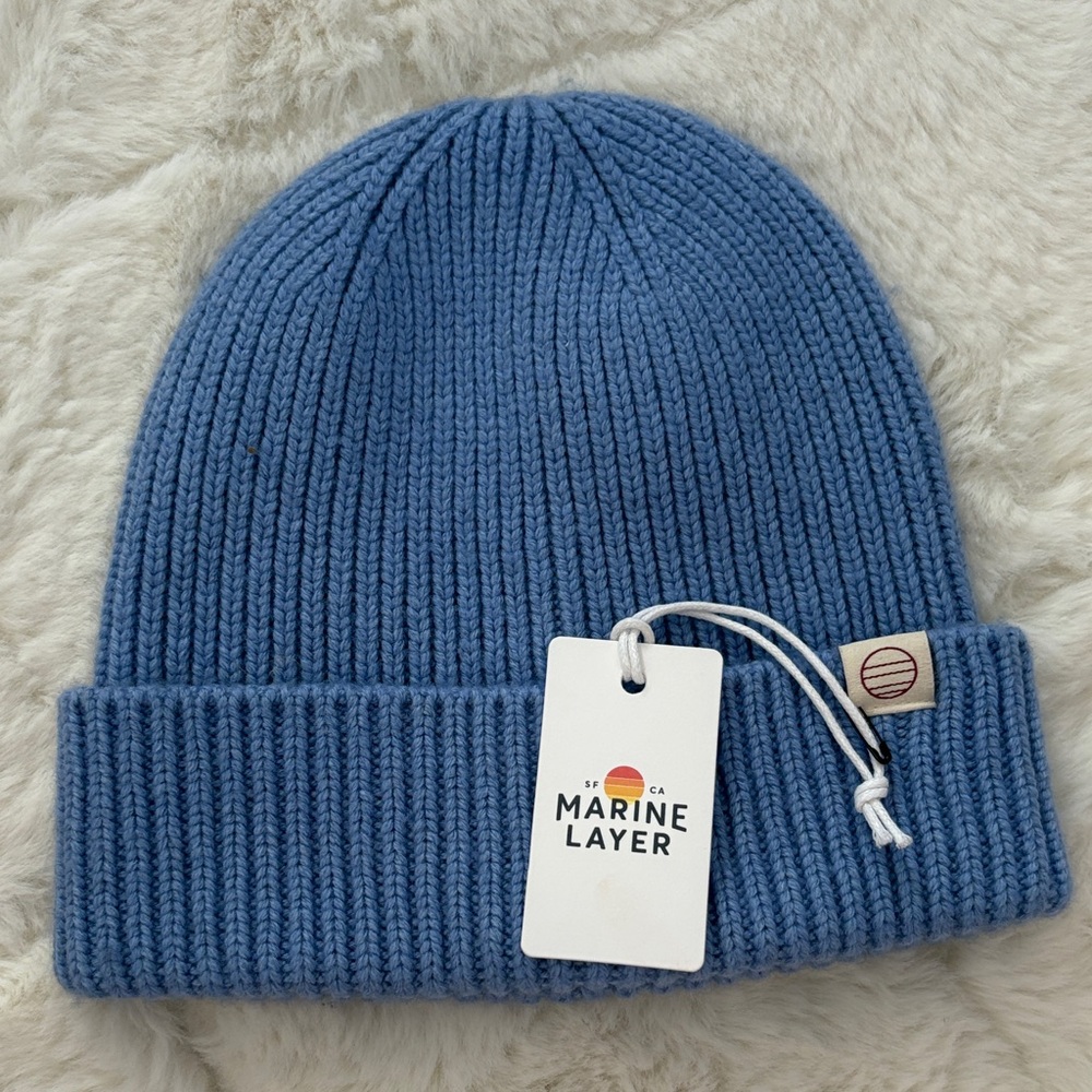 Marine Layer Brushed Beanie Hydrangea One Size